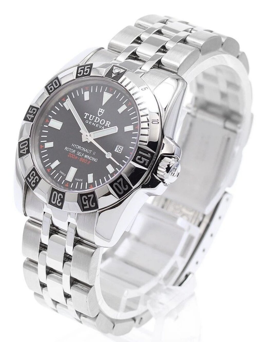 TUDOR Hydro Note II 24030 Date black Dial Automatic Ladies Watch_891606